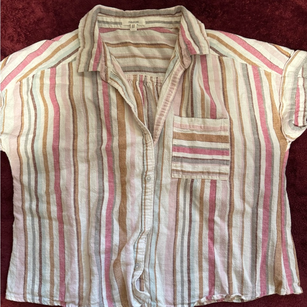 Maurices Multicolor Striped Top